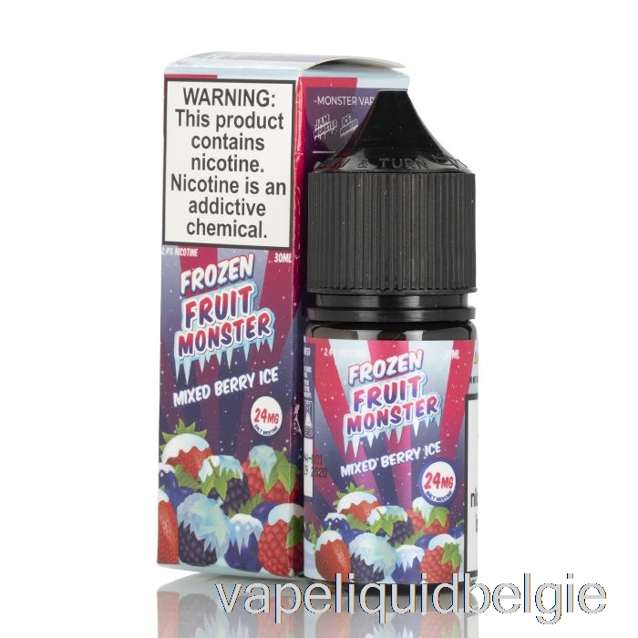 Vape Vloeibaar Ijs Gemengde Bessen - Bevroren Fruitmonsterzouten - 30 Ml 24 Mg